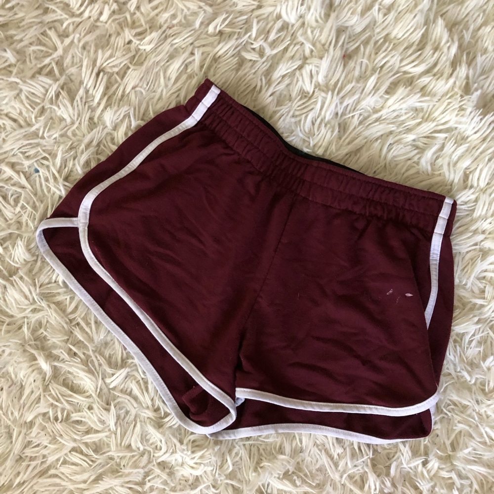 Maroon shorts